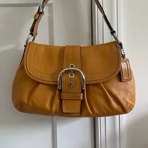 Coach | Bags | Vintage Coach Soho Y2k Yellow Shoulder Bag | Poshmark